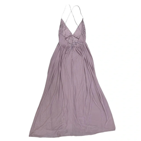 Tobi Jamee Plunging Neckline Maxi Dress NWT | Mauve | Size S - Picture 5 of 10
